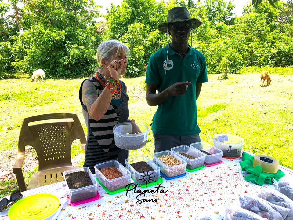 Organic Farming workshop with the Maasai